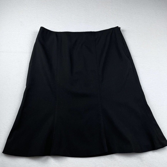 VTG Moschino Cheap and Chic Black Skirt Godet Pencil Women Sz 10 Y2K Above Knee - Picture 1 of 8